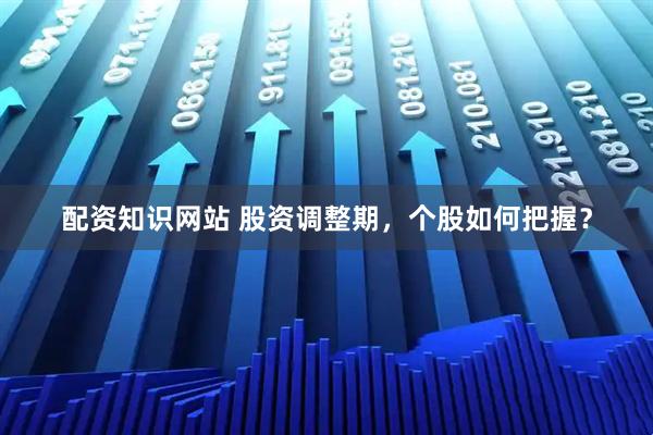 配资知识网站 股资调整期，个股如何把握？